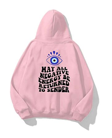 NAZAR BONCUĞU BASKILI UNİSEX SWEATSHİRT