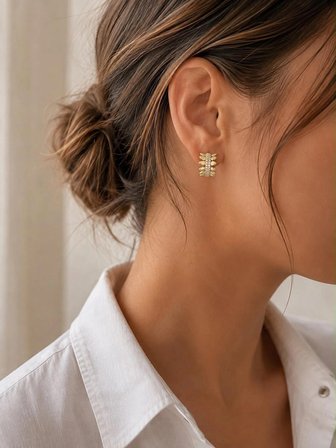 Xuping Jewelry Taşlı Küpe