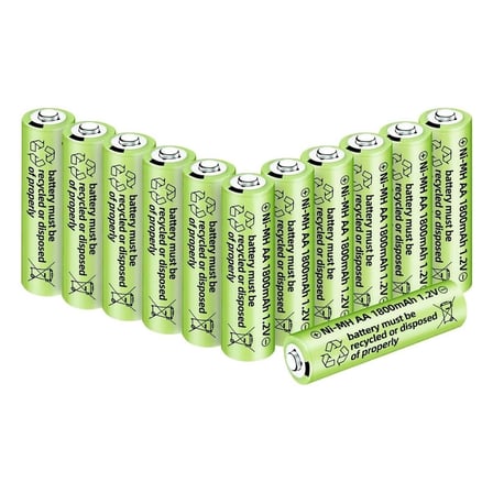MEPA Najmaddin 1800 Mah 1.2v Aa Ni-mh Şarj Edilebilir Pil 12 Adet Najmaddin