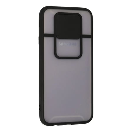 MEPA Najmaddin Samsung Galaxy J7 Pro / J730 Kılıf Palm Buzlu Kamera Sürgülü Silikon - Siyah Najmaddin
