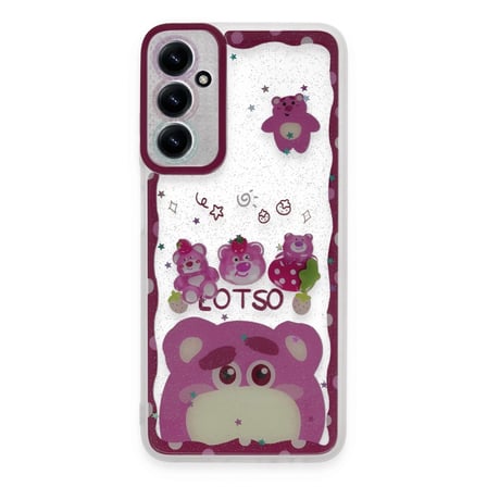 MEPA Najmaddin Samsung Galaxy A25 5g Kılıf Sweet Desenli Silikon Kapak - Pembe Najmaddin