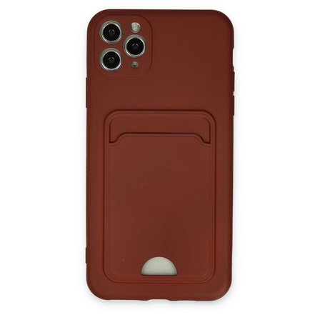 MEPA Najmaddin İphone  Pro Max Kılıf Kelvin Kartvizitli Silikon - Bordo Najmaddin