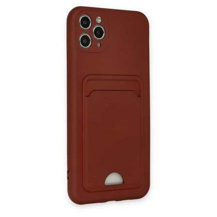 MEPA Najmaddin İphone  Pro Max Kılıf Kelvin Kartvizitli Silikon - Bordo Najmaddin