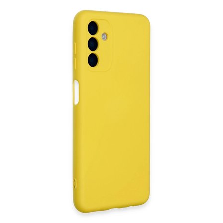 MEPA Najmaddin Samsung Galaxy A g Kılıf Nano İçi Kadife Silikon - Sarı Najmaddin