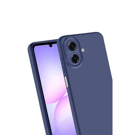 MEPA Najmaddin Samsung Galaxy A07 4g Nano İçi Kadife Silikon - Lacivert Najmaddin