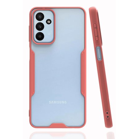 MEPA Najmaddin Samsung Galaxy M23 Kılıf Platin Silikon - Pembe Najmaddin