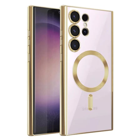 MEPA Najmaddin Samsung Galaxy S25 Ultra Kılıf Kross Magneticsafe Kapak - Gold Najmaddin