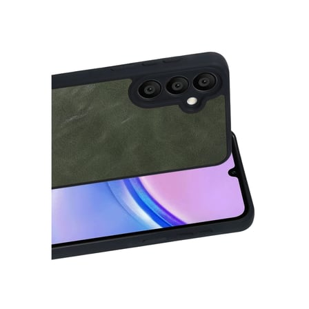 MEPA Najmaddin Samsung Galaxy A g Aras Deri Kapak - Yeşil Najmaddin