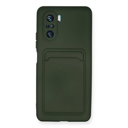 MEPA Najmaddin Xiaomi Mi i Kılıf Kelvin Kartvizitli Silikon - Koyu Yeşil Najmaddin
