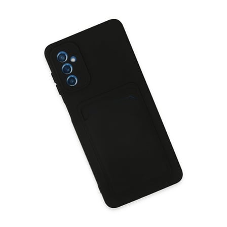 MEPA Najmaddin Samsung Galaxy M g Kılıf Kelvin Kartvizitli Silikon - Siyah Najmaddin