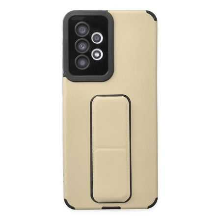 MEPA Najmaddin Samsung Galaxy A33 5g Kılıf Mega Standlı Silikon - Gold Najmaddin