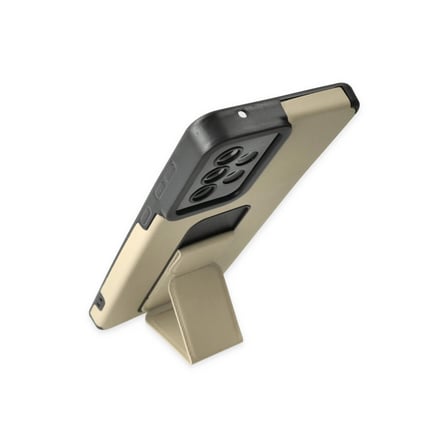 MEPA Najmaddin Samsung Galaxy A33 5g Kılıf Mega Standlı Silikon - Gold Najmaddin