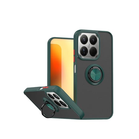 MEPA Najmaddin Xiaomi Mi 15t Montreal Yüzüklü Silikon Kapak - Yeşil Najmaddin
