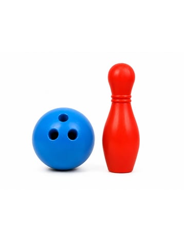 Mey Mey İthalat Renkli Bowling Seti Çocuk Aktivite Oyunu Motor Beceri Geliştirici Najmaddin
