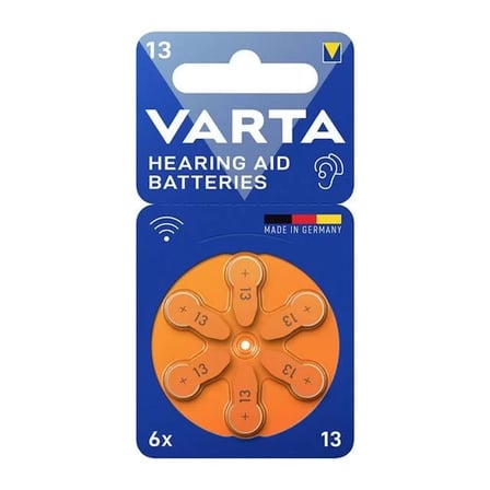 Sh Varta 13 Numara Kulaklık İşitme Cihazı Pili (6'lı Paket) Najmaddin