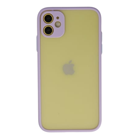 Bez iPhone 11 Kılıf Montreal Silikon Kapak - Mor Najmaddin