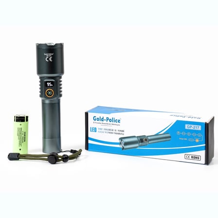 Karg Standart Led’leri Unutun Gold  Gp-217 Tg Led, Işığı Yüzlerce Metre Öteye Odaklayan Özel Lens Yapısı Ve Şarj Edilebilir Dev Bataryasıyla Profesyonellerin Tercihi. Geceyi Gündüze Çeviren Gerçek G Najmaddin