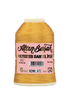 Tedar 3 Adet Altınbaşak Oya ve Dantel İpi 20 gr - Royaleks - No: 672 - 604 - 770 Najmaddin