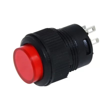 Sh Ic-180c Yuvarlak 3p Işıklı 16mm Basmalı Kalıcı Buton Najmaddin