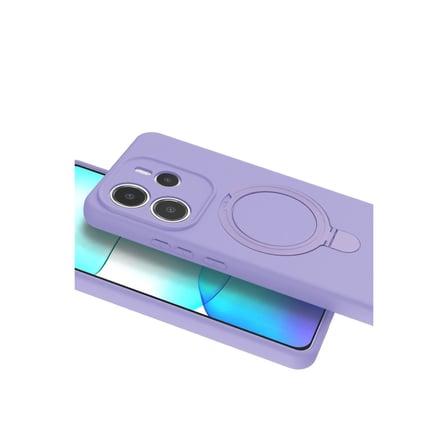 Bez Redmi Note 14 4G Regal Magsafe Standlı Kapak - Lila Najmaddin