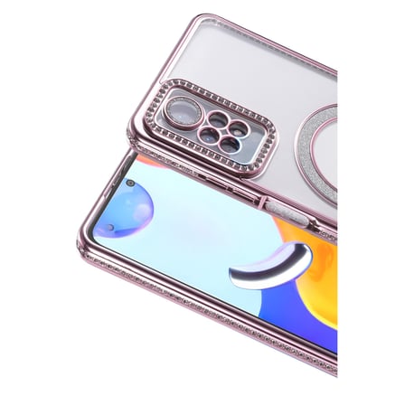 Bez Redmi Note 12 Pro 4G Joke Simli Magneticsafe Kılıf - Pembe Najmaddin