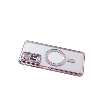 Bez Redmi Note 12 Pro 4G Joke Simli Magneticsafe Kılıf - Pembe Najmaddin