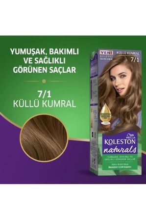 Tedar Naturals Saç Boyası Küllü Kumral 7/1 Najmaddin