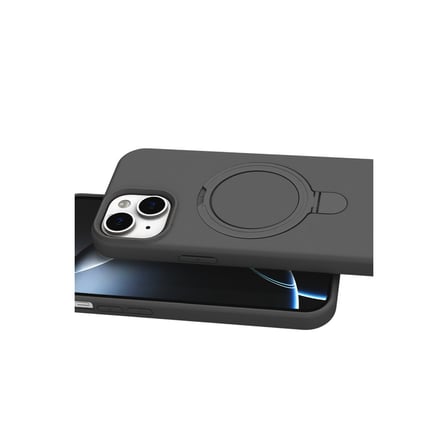 Bez iPhone 15 Plus Regal Magsafe Standlı Kapak - Titan Gri Najmaddin