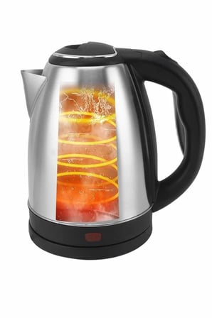 Hepsi Çelik Su Isıtıcı Kettle Dayanıklı Paslanmaz Çelik Uzun Ömürlü Najmaddin