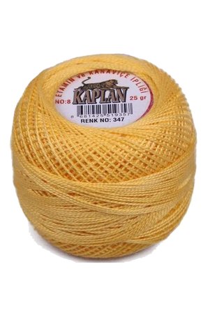 Tedar Kaplan Etamin Ve Kanaviçe İpi 8 No Kod/Renk: 347 - Royaleks Najmaddin