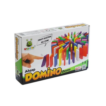 Mey Mey İthalat KR116 Ahşap Domino Oyunu -Karsan Oyuncak Najmaddin