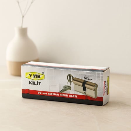 Tedar 90mm Nikel Saten Cerman Barel Silindir (2 Anahtar) Najmaddin