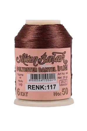 Tedar 3 Adet Altınbaşak Oya ve Dantel İpi 20 gr - Royaleks - No: 117 - 103 - 485 Najmaddin