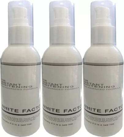 Sh White Factor 3 Adet White Factor For Instant Whitening Açıcı / 3x120 Ml Krem Najmaddin