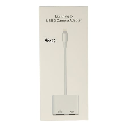 Bez APR22 Iphone Otg 2in1 - Beyaz Najmaddin