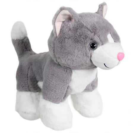 Ticaret Kedi Peluş Gri 36 cm Najmaddin