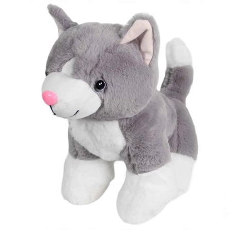 Ticaret Kedi Peluş Gri 36 cm Najmaddin