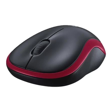 Sh Logitech M185 Kablosuz Kırmızı Mouse Najmaddin