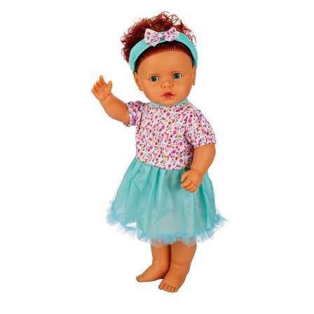 Ticaret 1060011 Lila Sesli Saçlı Et Bebek 60 cm Najmaddin