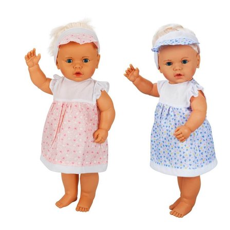 Ticaret 1060011 Lila Sesli Saçlı Et Bebek 60 cm Najmaddin