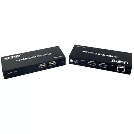 Sh Novacom Nvc-kvm60 4k 60 Metre Hdmı+usb+ır To Cat6 Kvm Extender Najmaddin