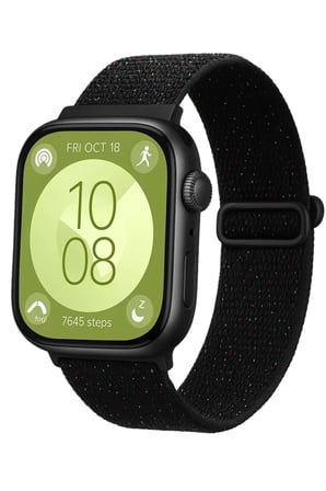 Mark Newface Huawei Fit 4 Star Kordon - Benekli Siyah Najmaddin