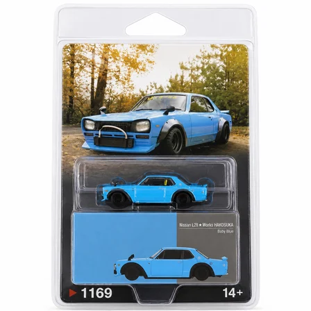 Ticaret 1/64 Model Araç LBWorks HAKOSUKA Baby Blue - Blister Paket Najmaddin