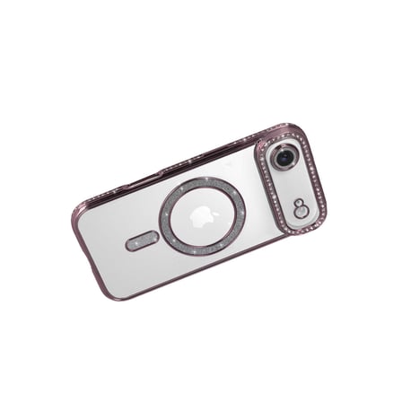 Bez iPhone 17 Air Joke Simli Magneticsafe Kılıf - Pembe Najmaddin
