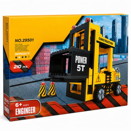 Ticaret 29501  CONSTRUCTION 206 PARÇA MİNİ FORKLİFT Najmaddin
