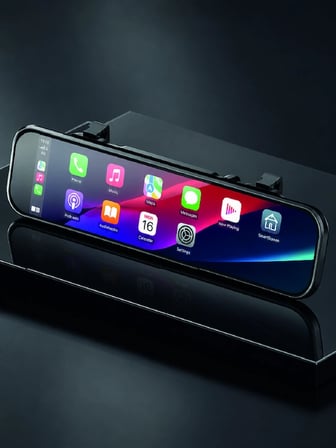 Mey Mey İthalat Dokunmatik Ayna Carplay Araç Kamera Ekranı Ön Arka Kayıt Destekli Najmaddin