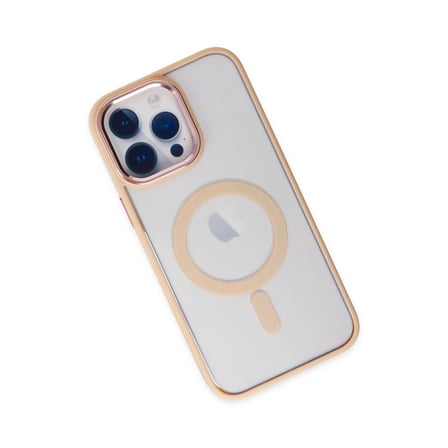 Bez iPhone 14 Pro Kılıf Room Magneticsafe Silikon - Pudra Najmaddin