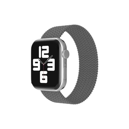 Mark Newface Apple Watch 38mm Ayarlı Solo Silikon Kordon - Gri Najmaddin