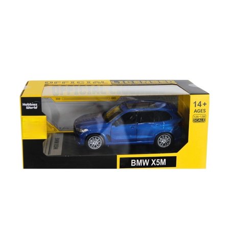 Ticaret 1/3 BMW X5 M Mavi Model Araba Najmaddin