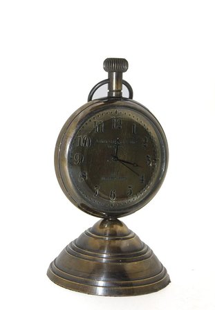 Tedar Masa Üstü Pirinç Saat 16142 Najmaddin